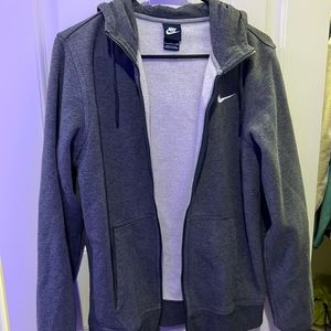 Nike Gray Zip Up S